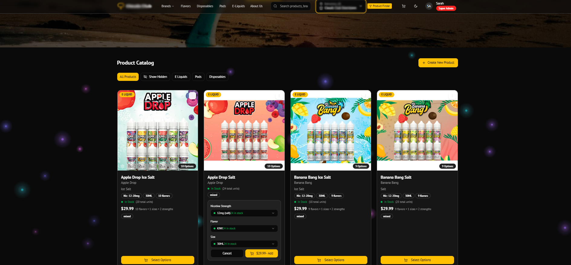 Premium Vape Discovery Platform